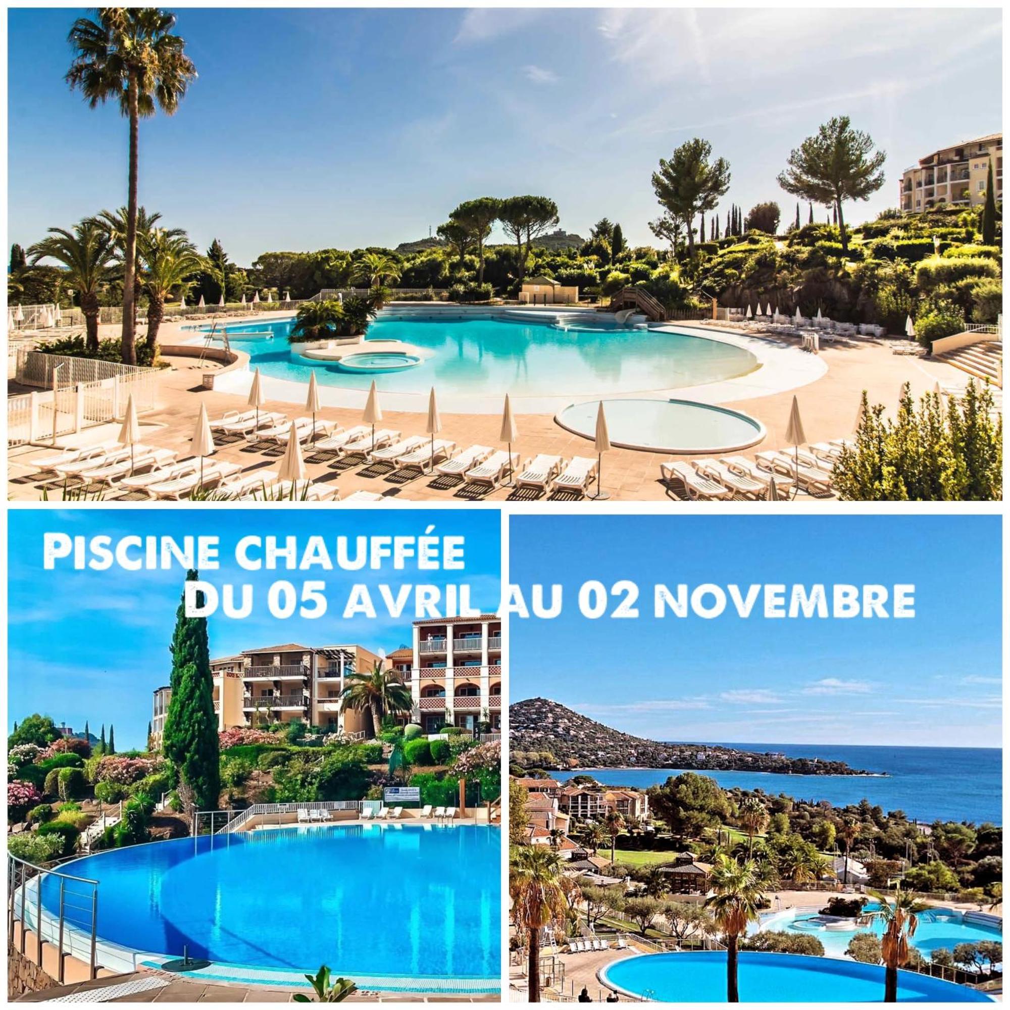 T2 En Rez De Jardin Privatif Cloture , Cap Esterel Pierre Et Vacances ,Piscine Chauffee Des Le 05 Avril Au 02 Novembre Saint-Raphaël Екстериор снимка